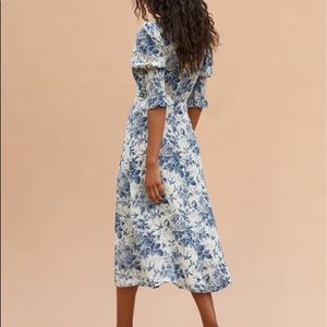 💙Reformation Carolena Dress Pompadour